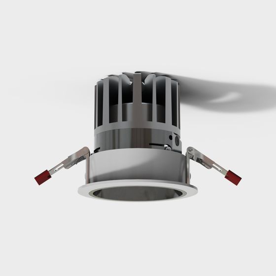 Industrial Style Lighting Fixture 3D model