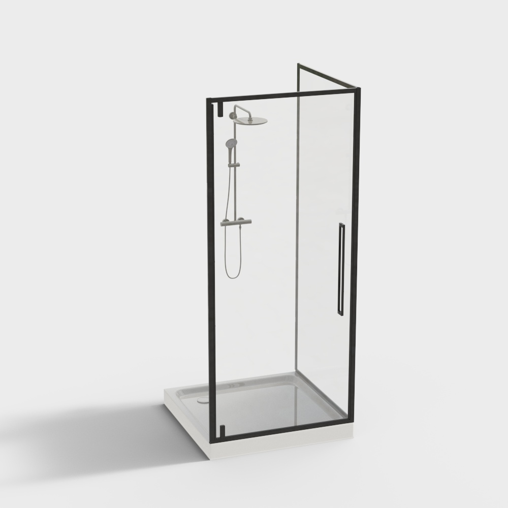 Modern bathroom shower room