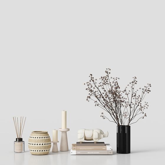 Nature's Essence Decorative Collection 3D model