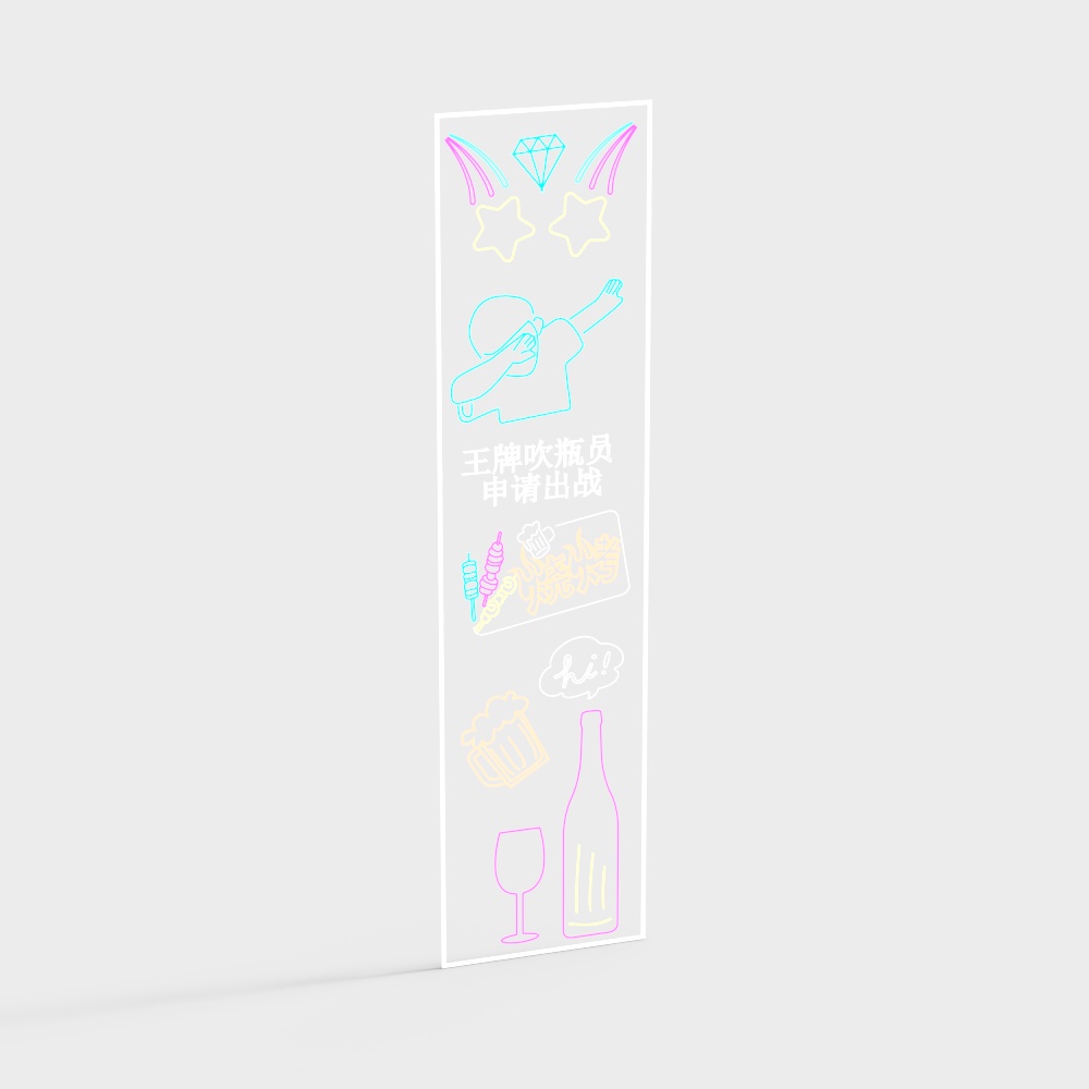 Industrial Style Vendor Neon Light