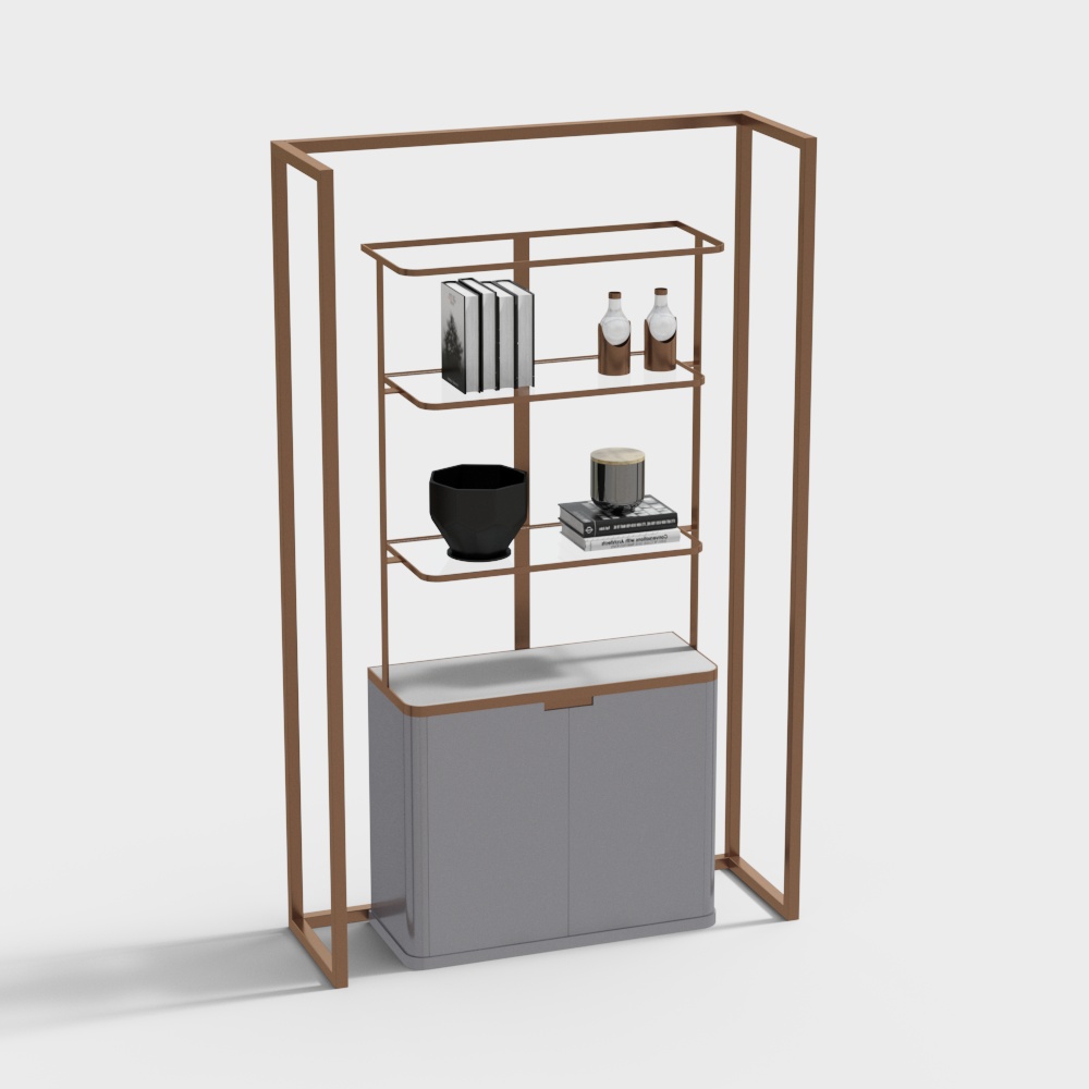 Modern sales office decorative cabinets