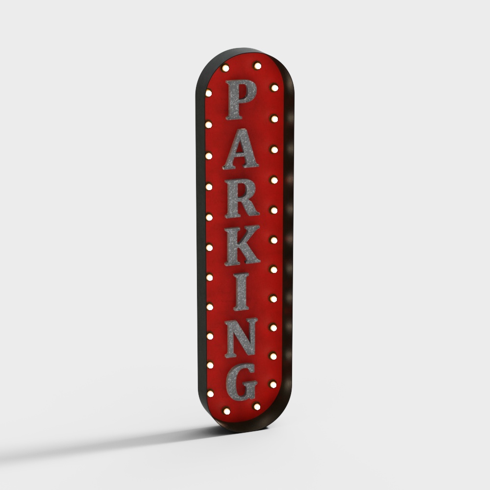 Industrial Style Vendor Neon Lights