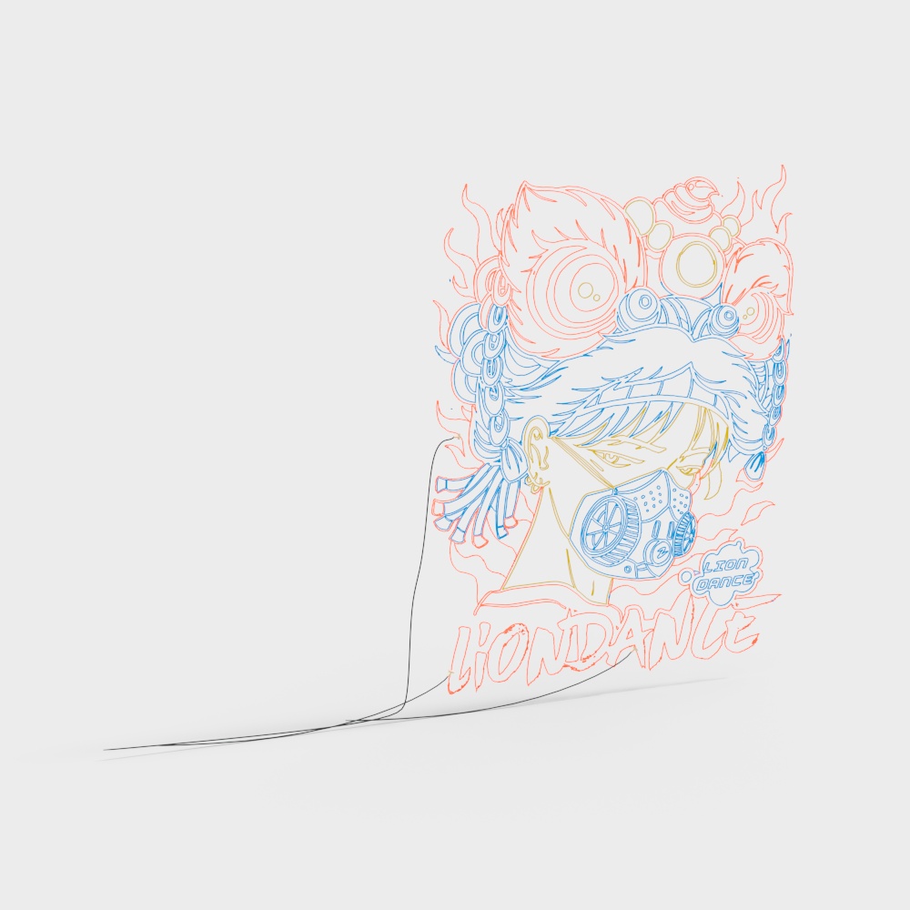 Industrial Style Vendor Neon Lights