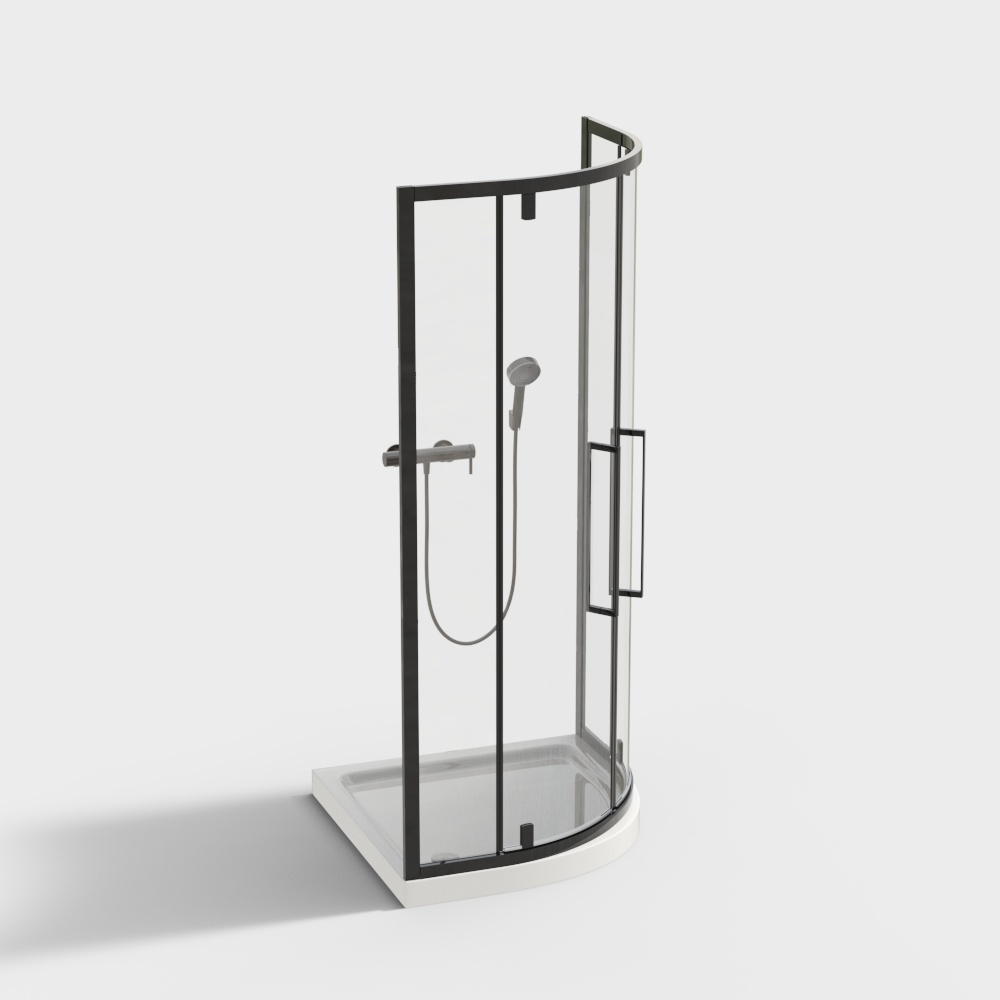 Modern bathroom shower room