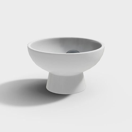 Minimalist Floating Bowl 3D model