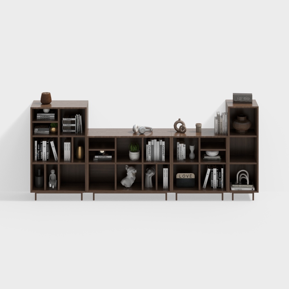 Scandinavian Study Space Book Shelf