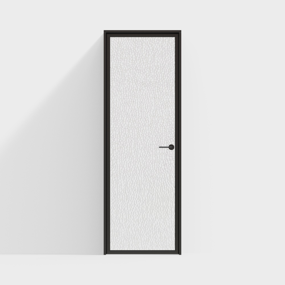 모던한 실내 유리 파사드 문