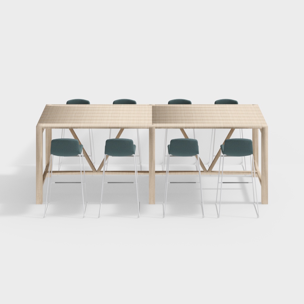 オレンジボックス・シナリオカフェシーティング・ハイ長方形