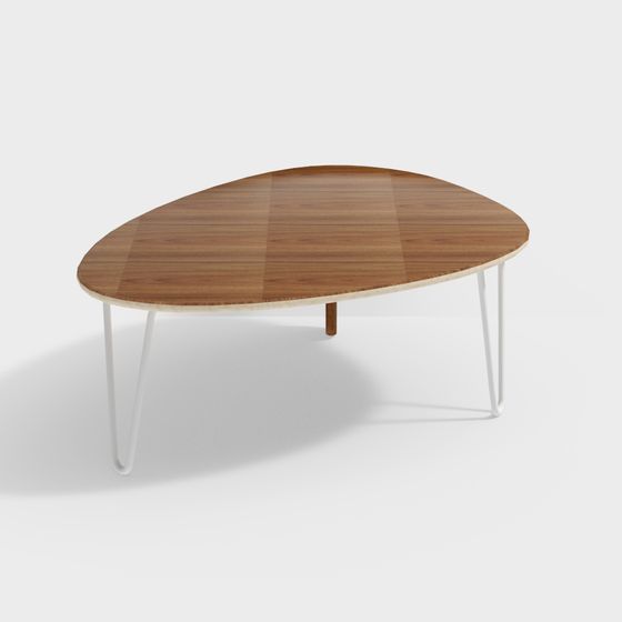 Elegant Coffee Table 3D Model for Contemporary Spaces