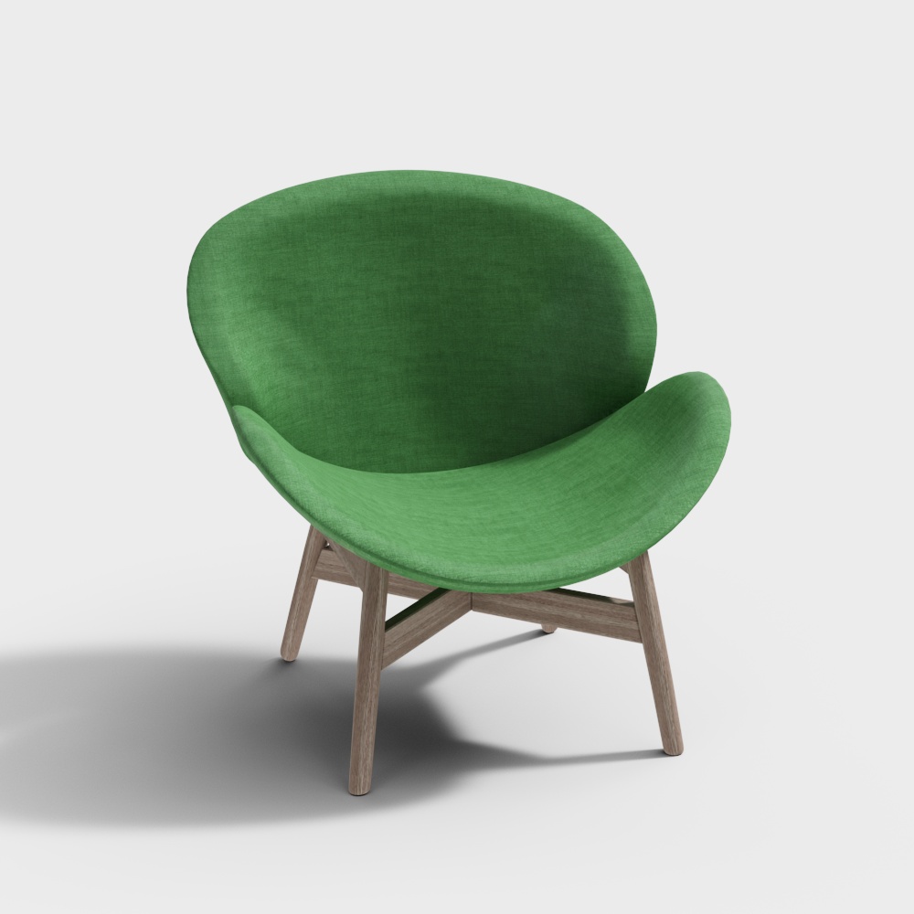 เก้าอี้โซฟาแขนสีเขียว8