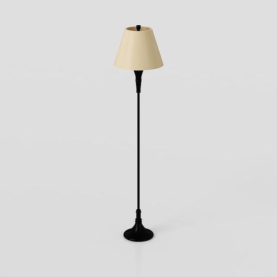 Retro Floor Lamp 3D model