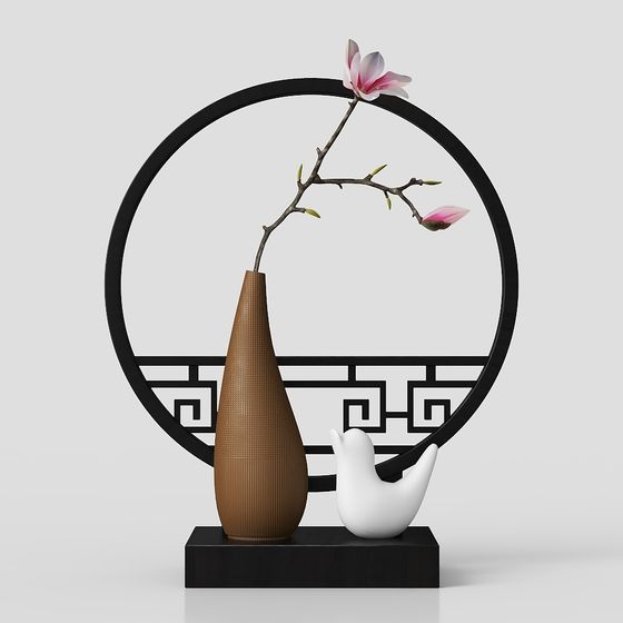 Eastern Elegance Vase 3D model