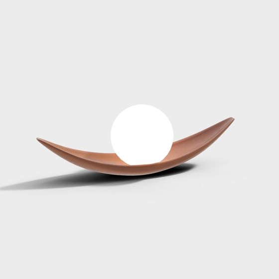 Elegant Low-Polygon Modern Art Bowl 3D model