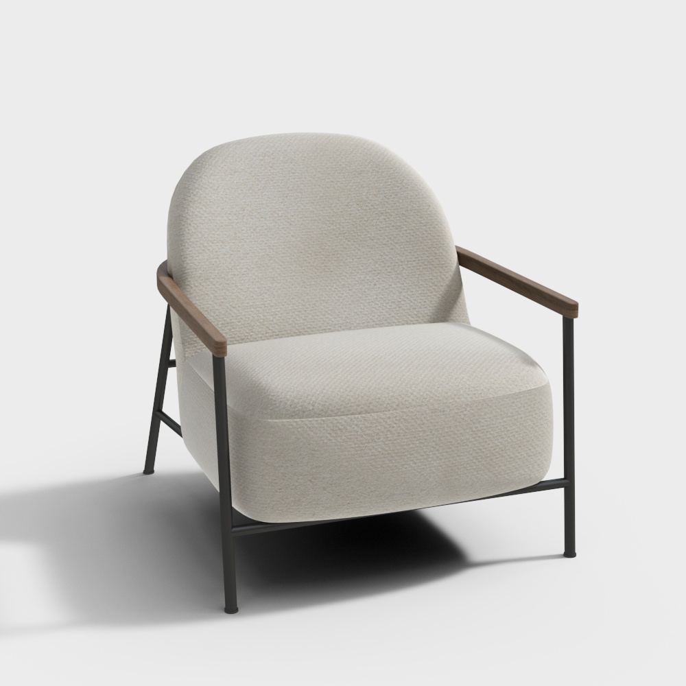 Sillón de tela moderno