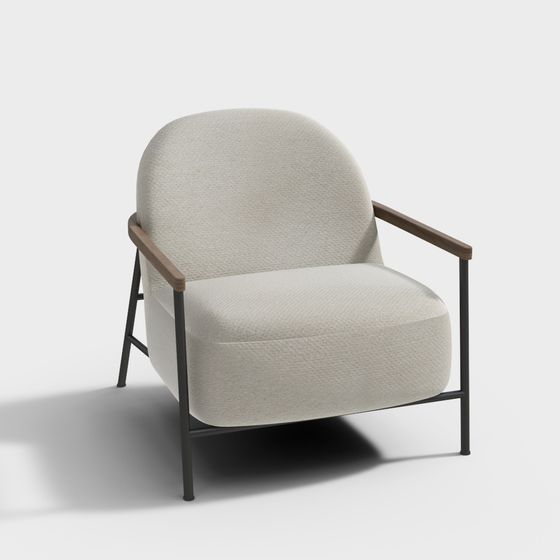 Sillón de tela moderno