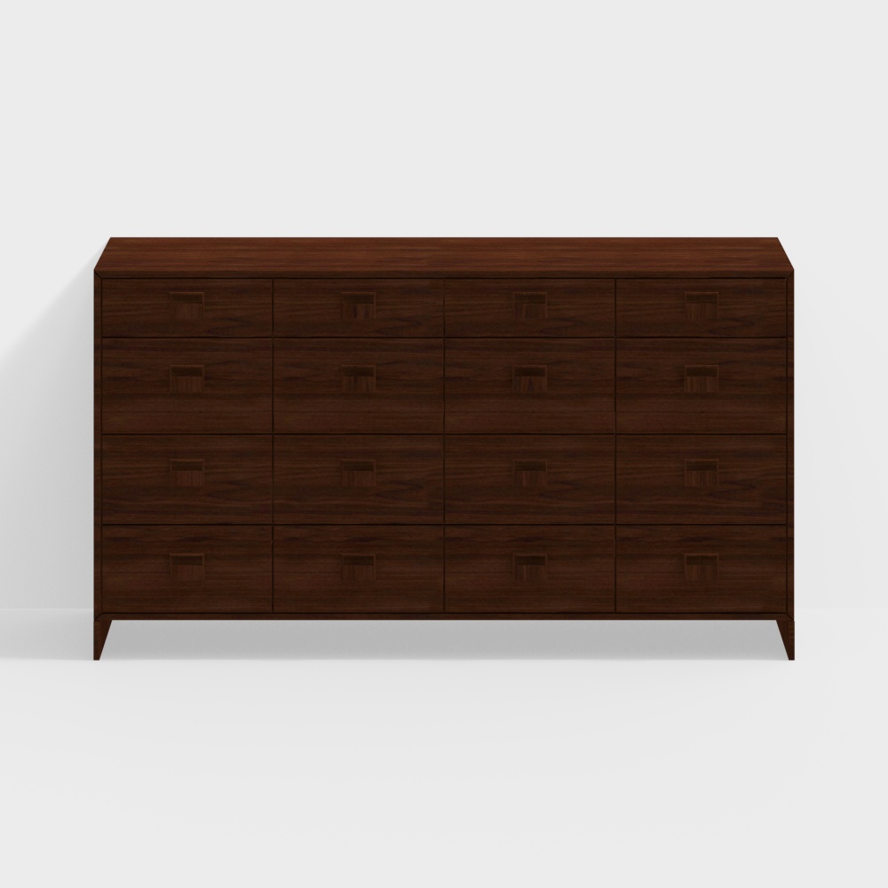 Moderne antike Stil Teestube Massivholz Eimer Schrank