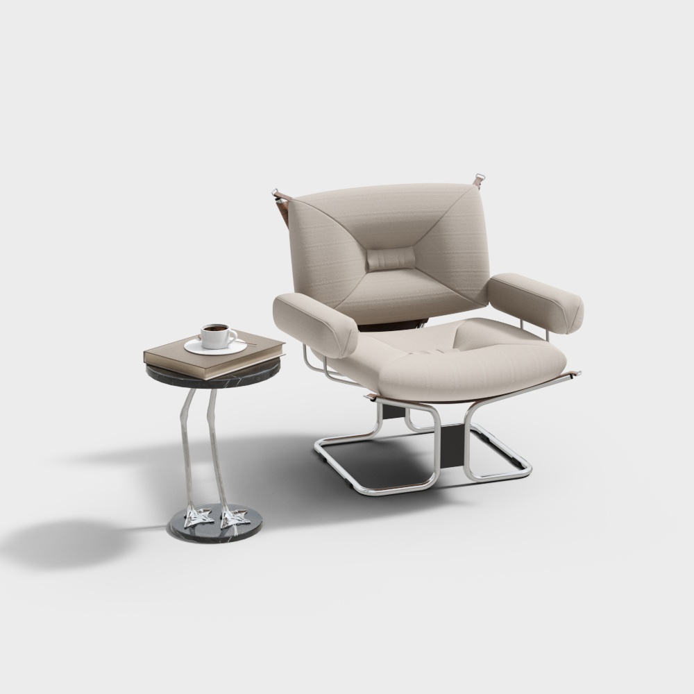 Modern casual table and chair combination