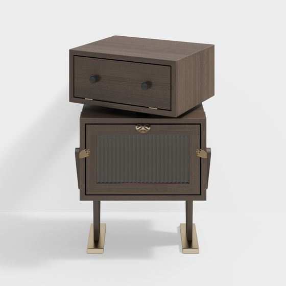 Stylish Low-Polygon Furniture 3D model