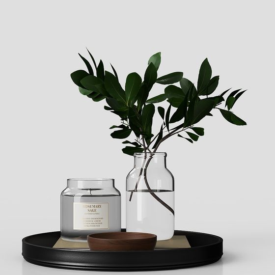 Natural Serenity Ornament 3D model