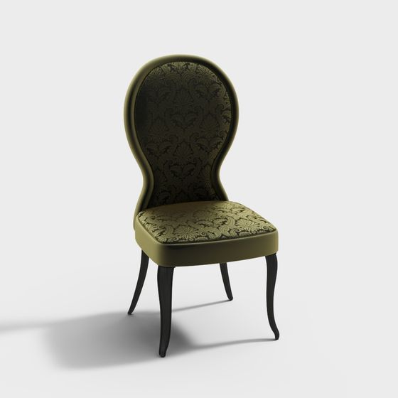 Elegant Vintage Chair 3D model