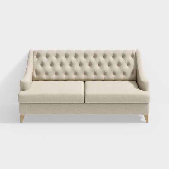 Elegant 3D Model Sofa for Modern Interiors