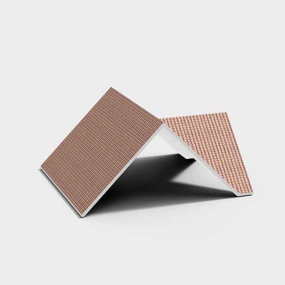 Tiled Roof 3D model for Creative Projects