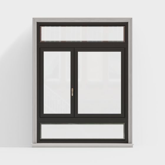 Low-Poly Modern Window 3D model