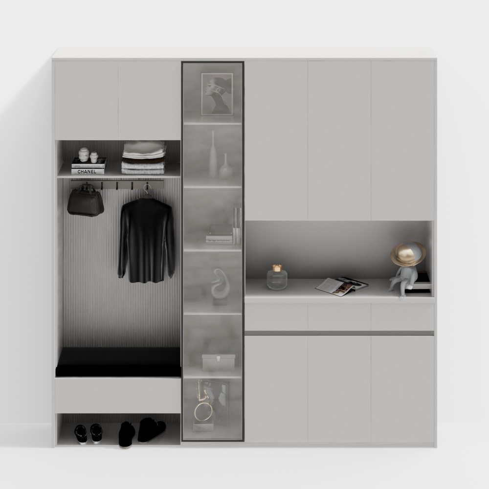 Armadio per Scarpe d'Ingresso Moderno