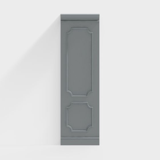 Vintage Panel 3D Model - Classic Charm Meets Modern Design