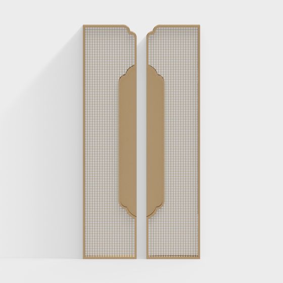 Arched Panel 3D model