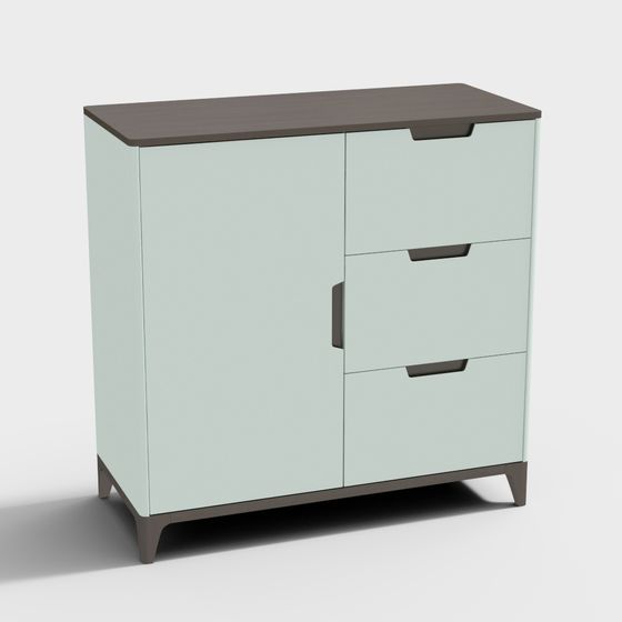 Urban Oasis Nightstand 3D model
