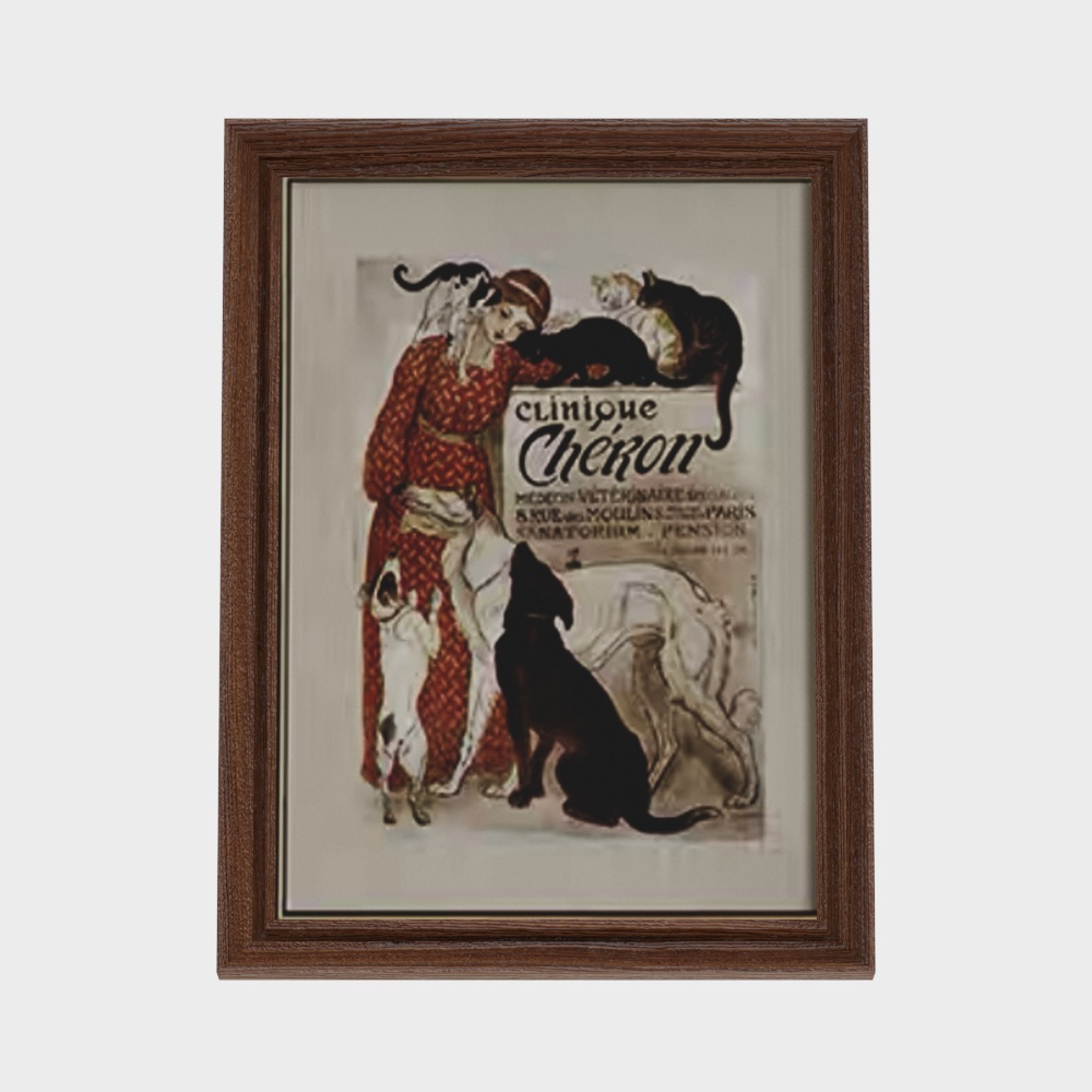 Chéron Veterinary Clinic Poster 3D Model