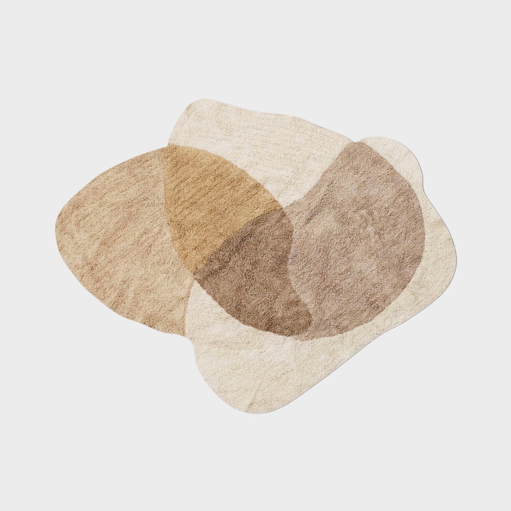 Abstract Carpet 3D Model – Low Poly Wool Texture