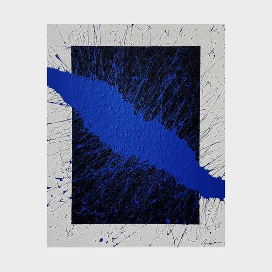 Abstract Canvas 3D Model for Artistic Designs