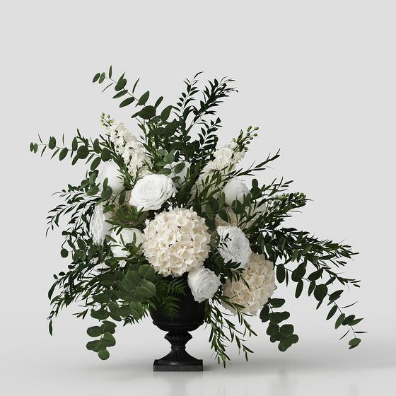 Stylish Low-Poly Vase 3D Model for Creative Projects