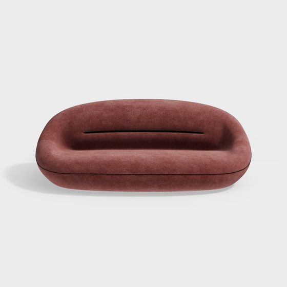 Streamlined Sofa 3D model