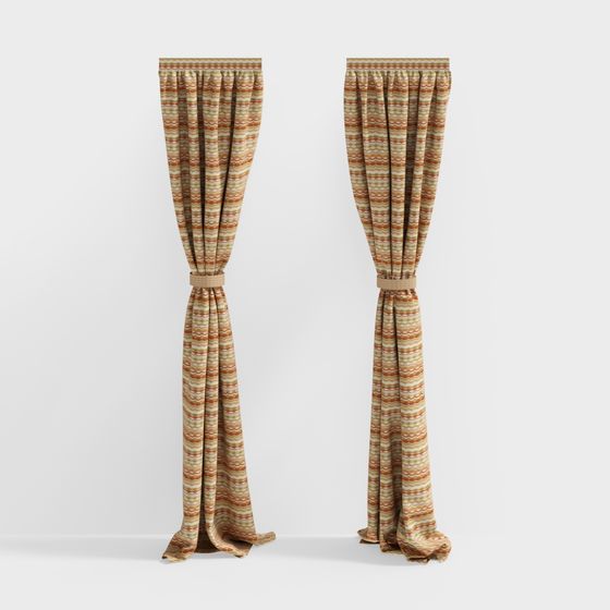 Cozy Curtains 3D model