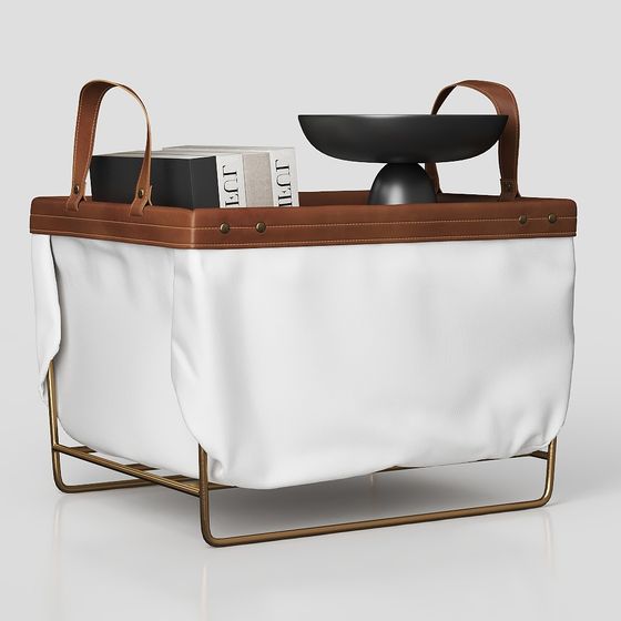 Canvas Carryall 3D model for Stylish Storage Solutions