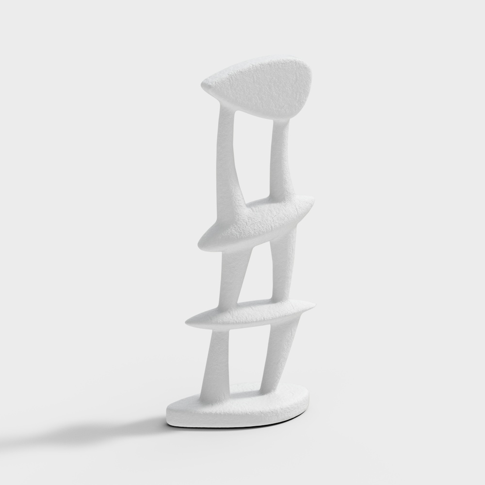 Modern abstract art sculptural ornament