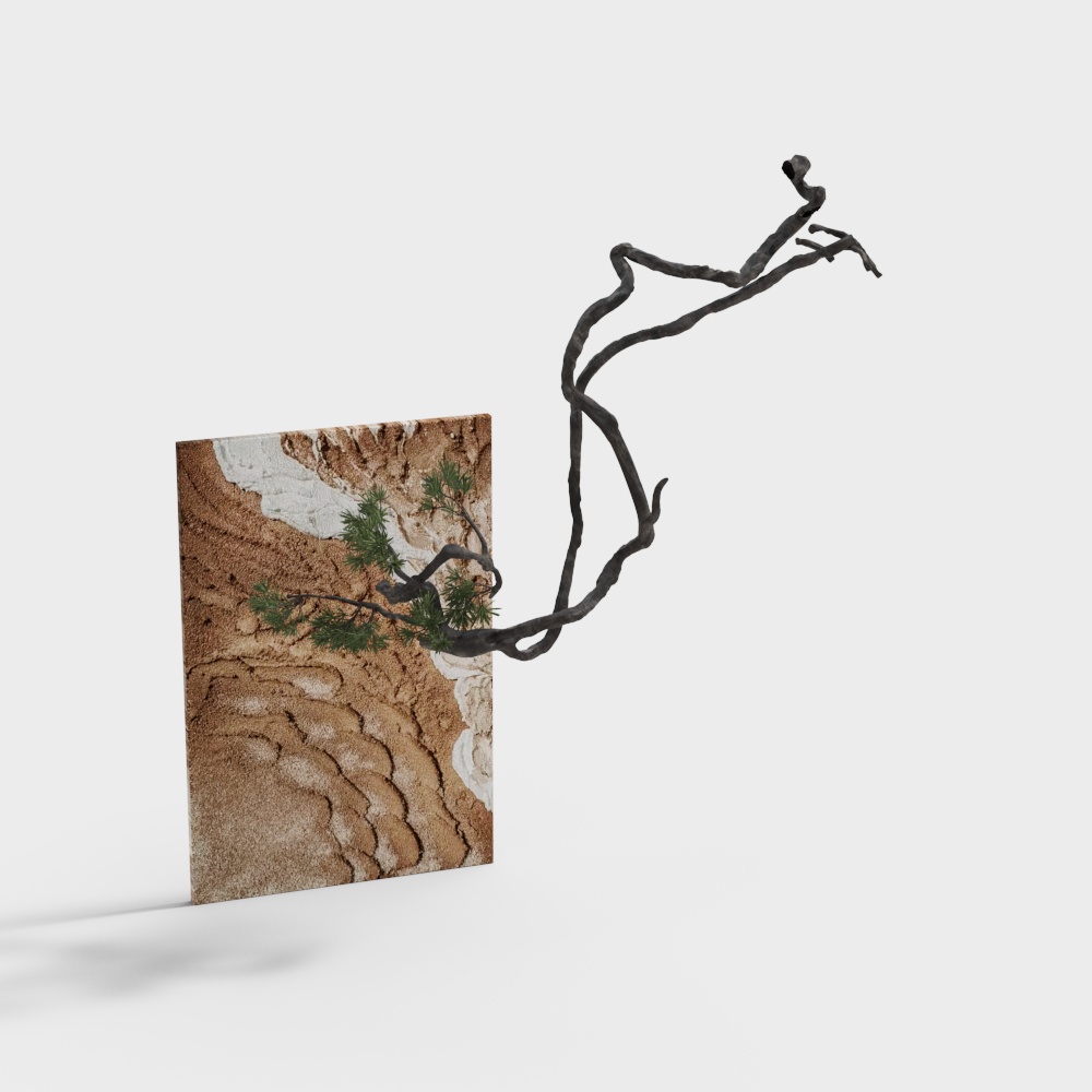 The Wind Tree 3D Model – Low-Poly Nature Art