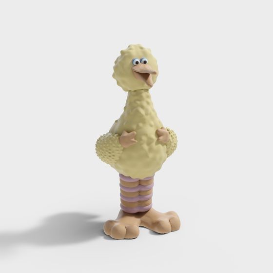 Big Bird 3D Model - Vibrant and Playful Character