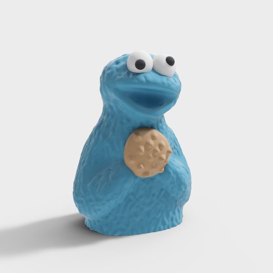 A modern Sesame Street cookie monster