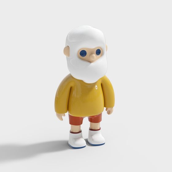 Charming Snowman Kid 3D model for Winter Magic