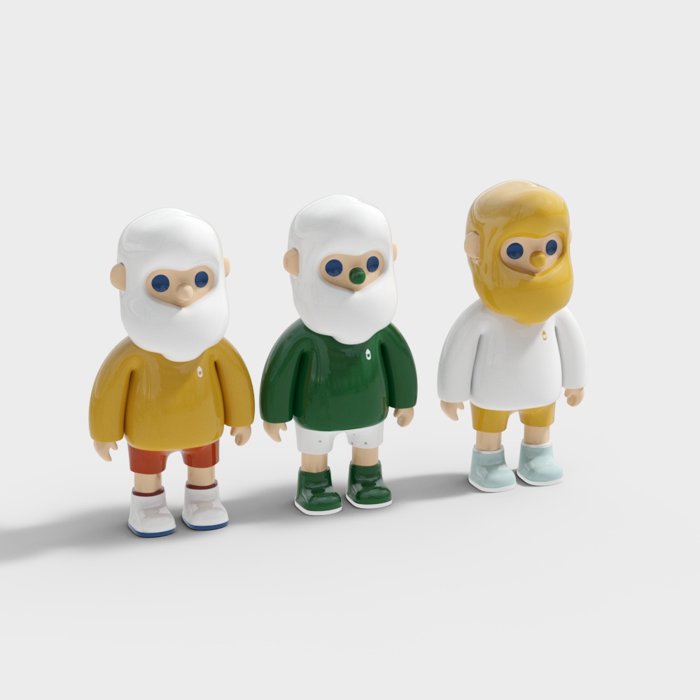 Charming Explorer 3D Model for Creative Adventures