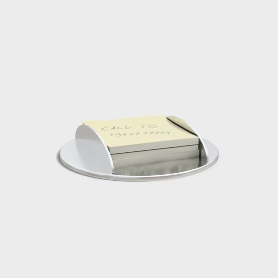 Desk Note Holder 3D model for Creative Spaces