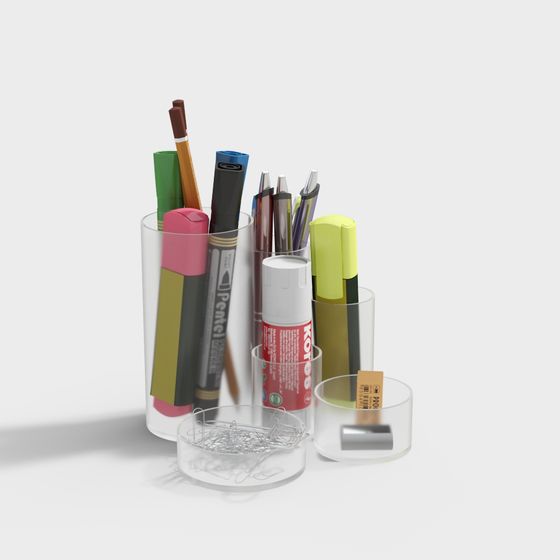 Caja de almacenamiento de suministros de oficina moderna