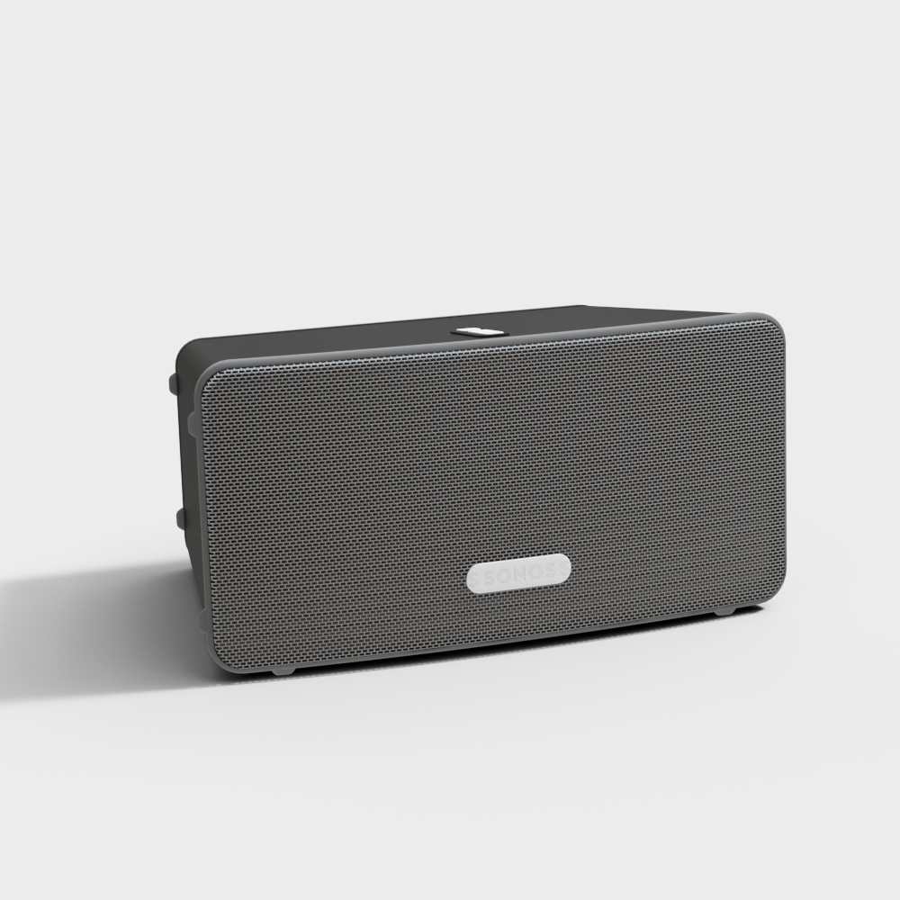 Sleek Portable Bluetooth Speaker 3D model