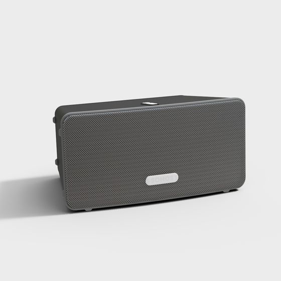 Sleek Portable Bluetooth Speaker 3D model