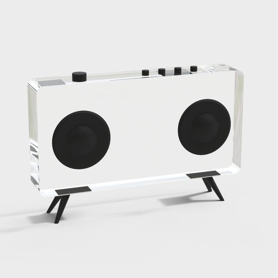 Vintage Radio 3D Model for Creative Projects