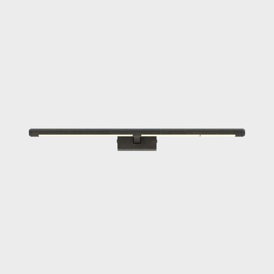 Medieval Style Wall Sconces 3D Model in Black